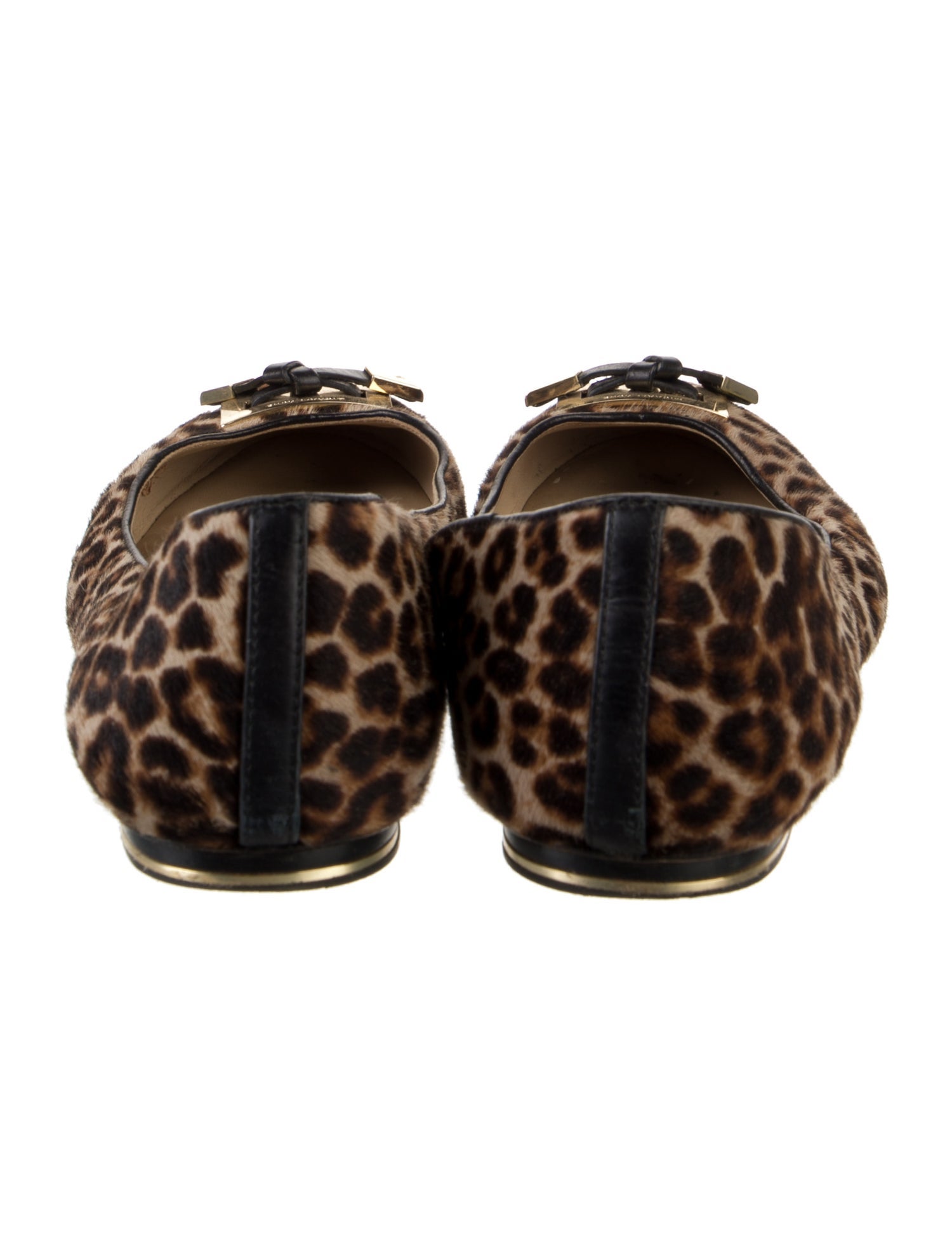 Michael Kors Ponyhair Animal Print Ballet Flats